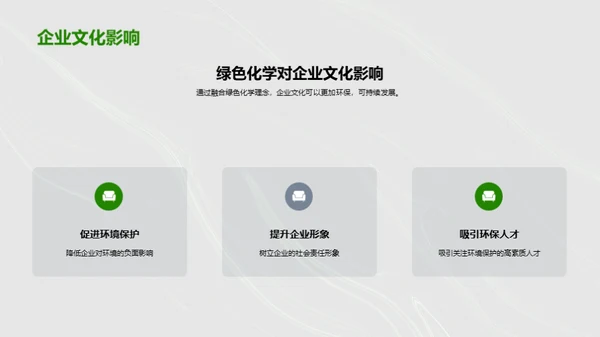 绿色化学引领企业新文化