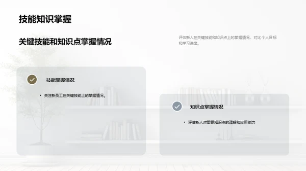 新人成长轨迹