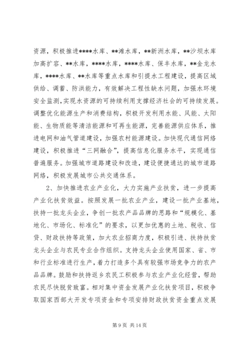 关于加快集中连片特困地区发展的思考.docx