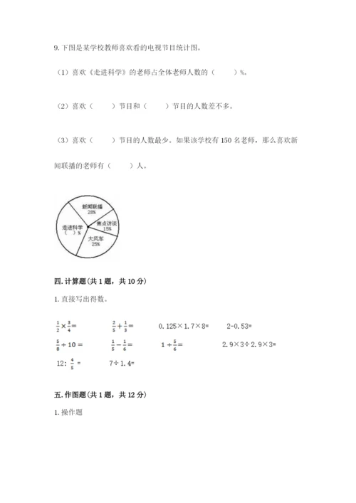 小学数学六年级上册期末考试试卷附参考答案（实用）.docx