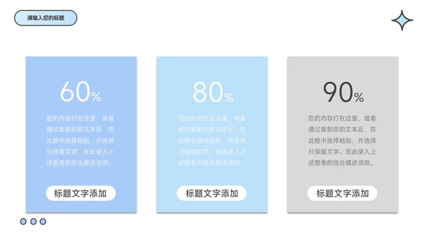 个人蓝色极简实用个人述职报告PPT模板