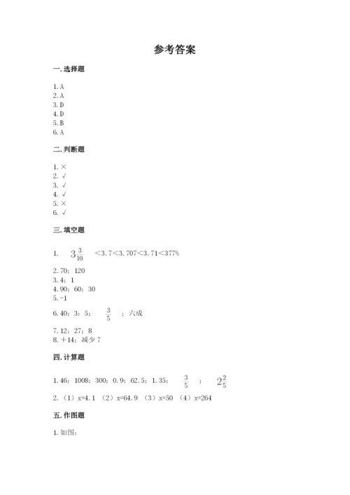 南京市建邺区六年级下册数学期末测试卷学生专用.docx