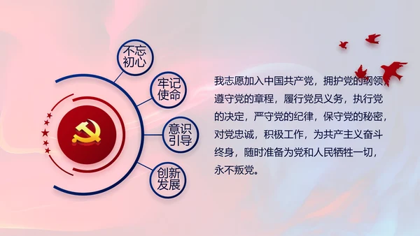 红色党建党支部工作总结学习教育PPT