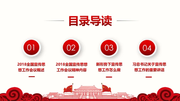 全国思想工作会议精神学习PPT模板