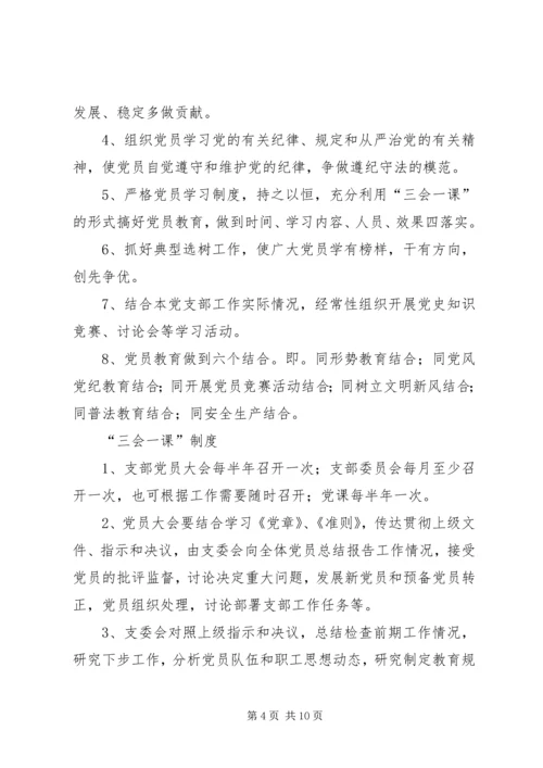 党支部各项制度.docx