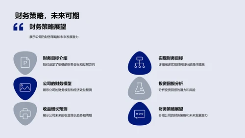 汽车业季度财报PPT模板