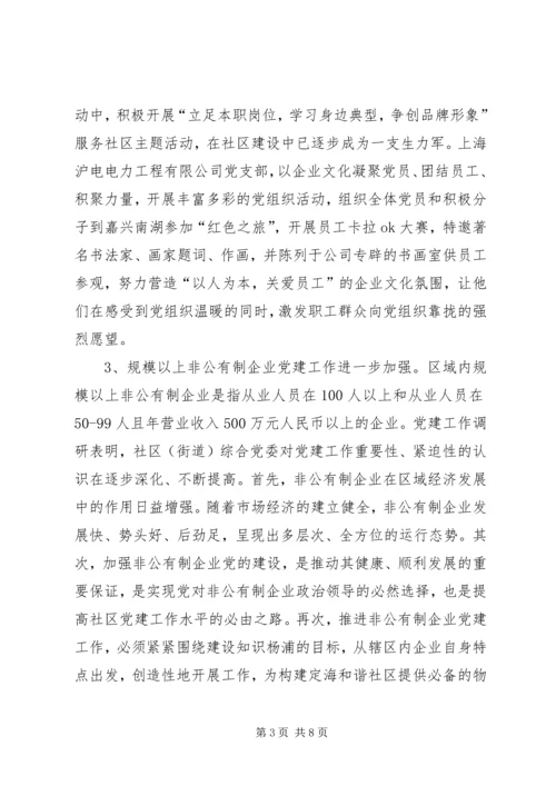 社区非公有制企业党建工作调研报告 (2).docx