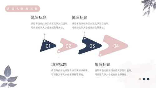 蓝紫文艺风小清新员工规划PPT模板