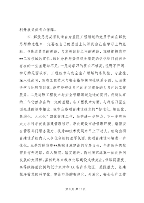 解放思想抢抓机遇奋发作为协同发展学习心得.docx