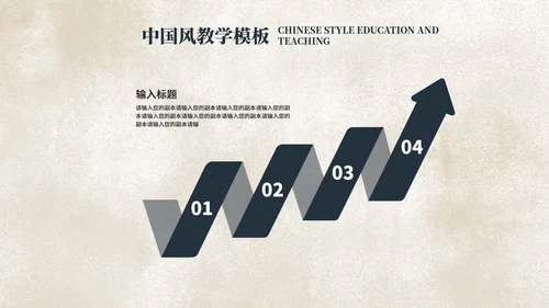 黄色中国风国学传统文化PPT模板