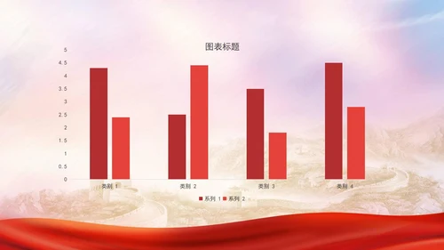 红色为党旗争光让人民满意党建宣传ppt模板