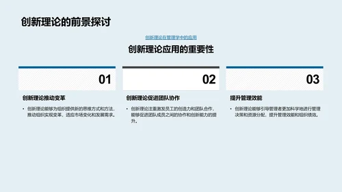 管理学应用答辩PPT模板