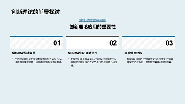 管理学应用答辩PPT模板