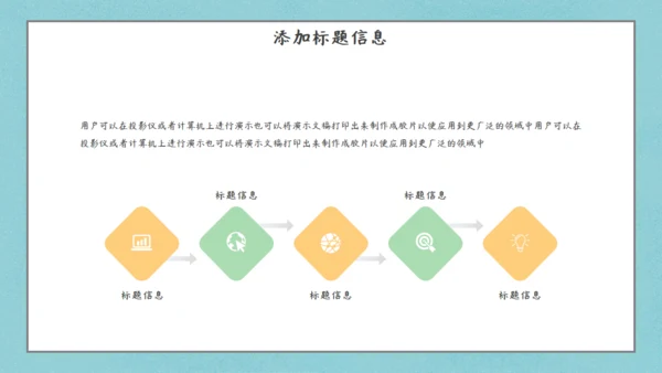 夏日清新甜筒通用PPT模板