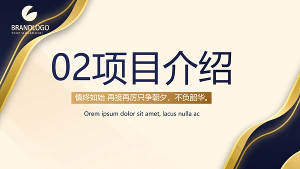 高端霸气商业计划书PPT动态模板