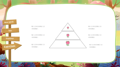 可爱卡通少儿英语教育通用PPT课件