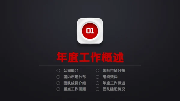 黑色质感工作总结计划汇报演示通用PPT模板