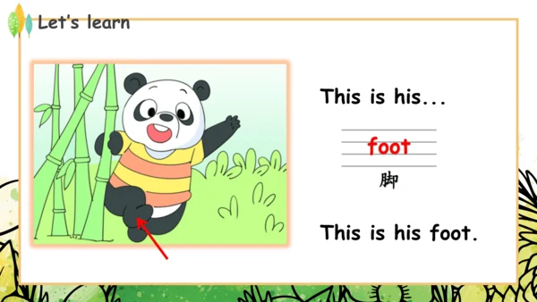 Module 10 Unit 1 This is his head  课件(共32张PPT)
