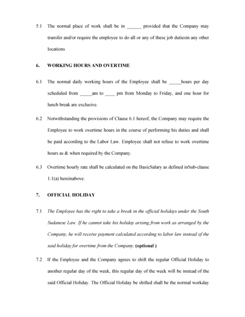 EmploymentContract英文版劳务分包合同.docx