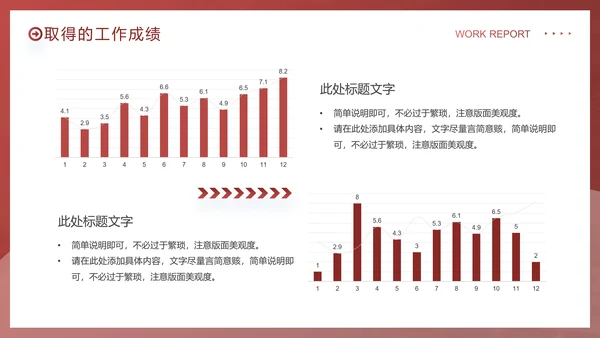 拼搏奋斗销售部工作总结PPT模板