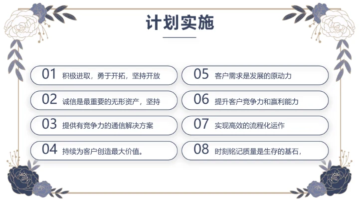 蓝色精美高端婚纱定制PPT动态模板