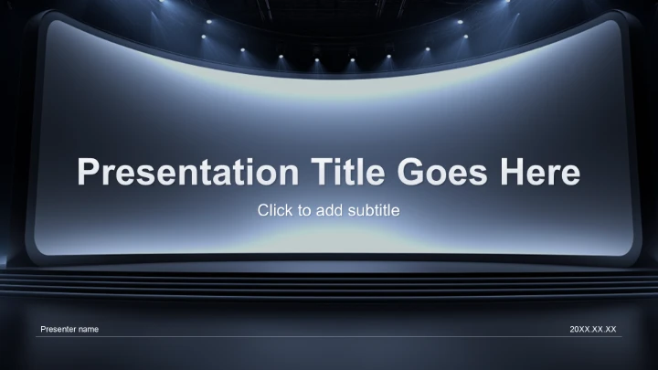 蓝色商务风企业新服务上线发布汇报PPT主题