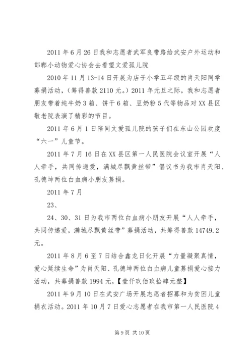 优秀志愿者事迹材料 (10).docx