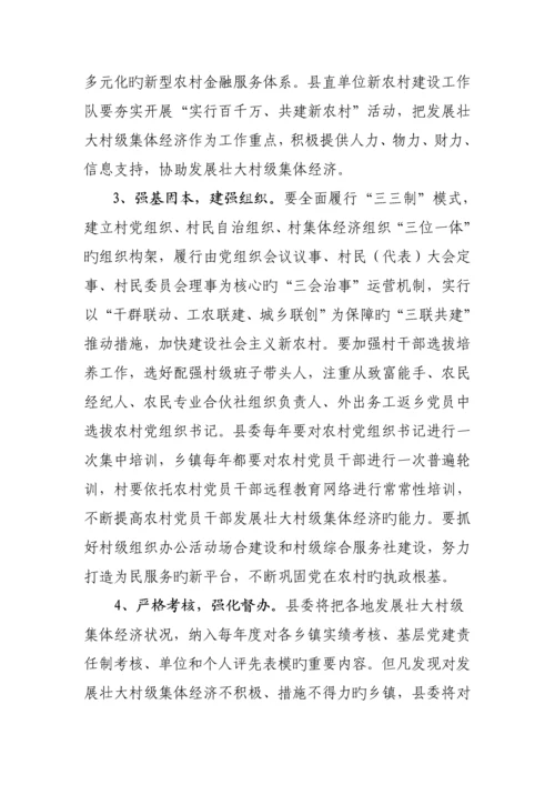 发展壮大村级集体经济的实施专题方案.docx