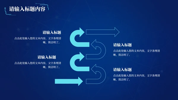 未来科技风工作总结PPT模板