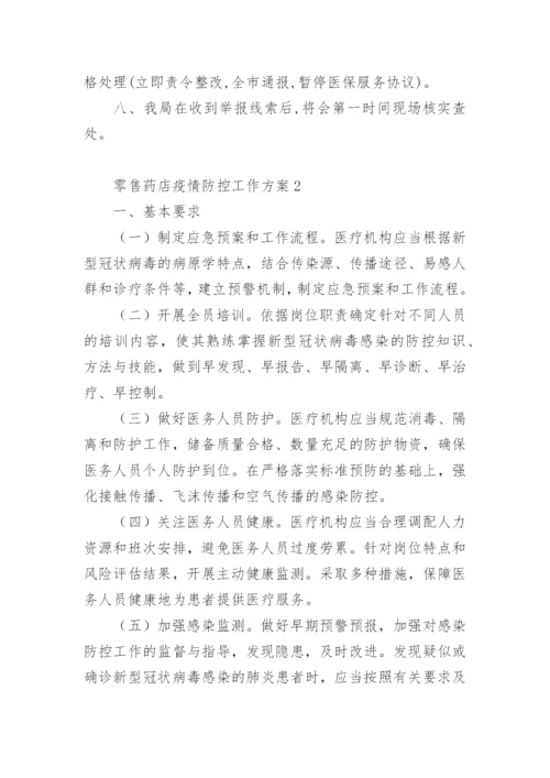 零售药店疫情防控工作方案.docx