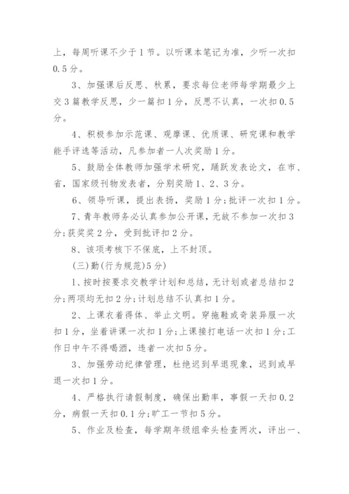 小学教师年度考核实施方案.docx