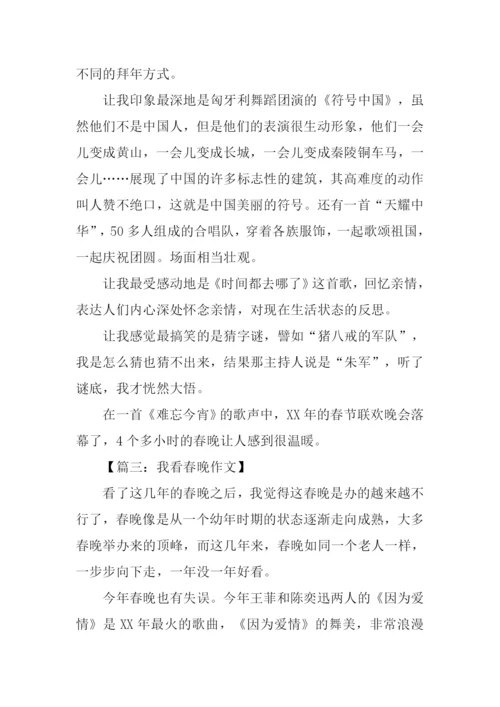 我看春晚作文.docx