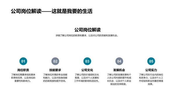 求职者面试自我介绍PPT模板