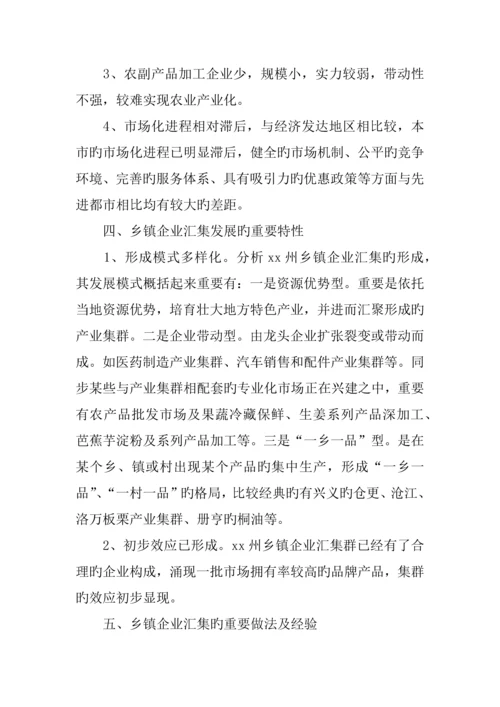 家乡乡镇企业发展情况调查报告.docx