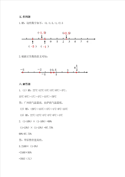 六年级下册数学期末测试卷附完整答案全国通用