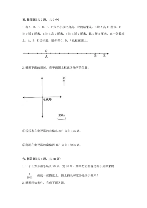 六年级下册数学 期末测试卷含完整答案【名师系列】.docx