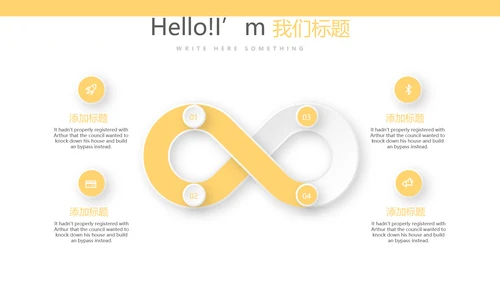 橙色创意城市剪影工作总结动态PPT
