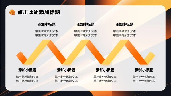 橙黄色科技风无人机灯光秀提案营销策划PPT模板