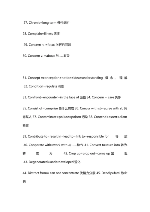 2023年雅思写作常用近义同义词替换表.docx