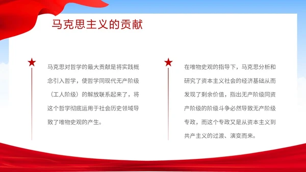 简约大气马克思诞辰纪念日纪念马克思诞辰205周年主题PPT