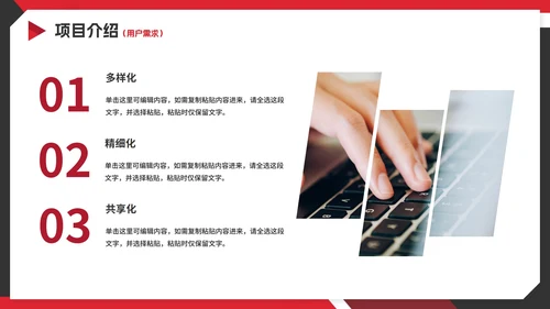 红色实景商务招商引资项目计划书PPT模板