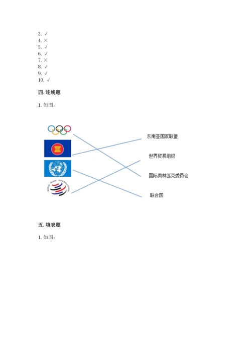 人教部编版六年级下册道德与法治期末测试卷【名师系列】.docx