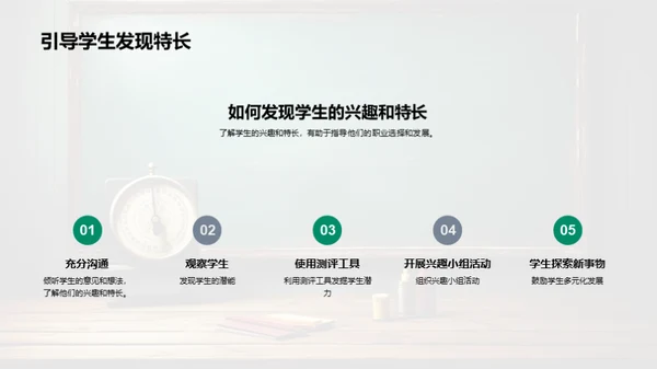 教师引领职业规划