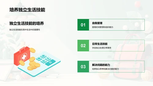高中新生成功适应攻略PPT模板