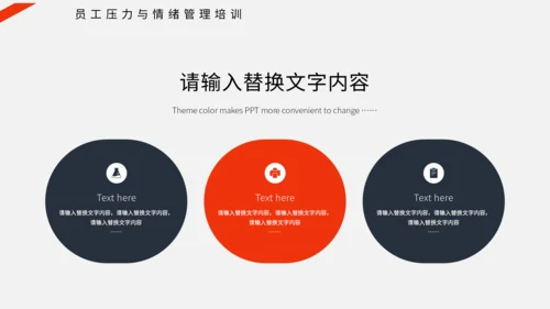 压力情绪管理通用PPT课件模板