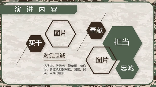迷彩风八一军事部队规章制度动态PPT模板