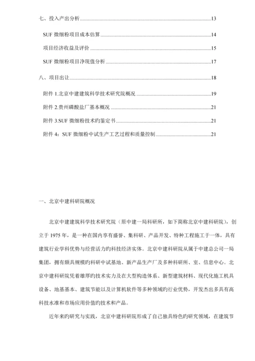 房产专项项目商业综合计划书.docx