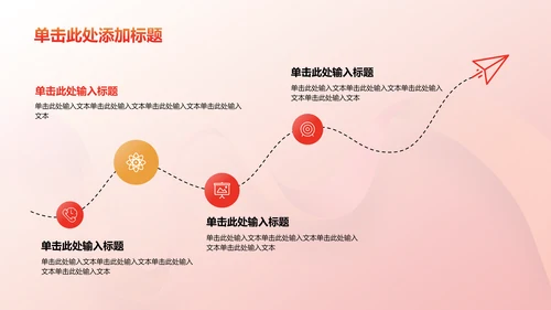 红色渐变主题团课教育培训PPT模板