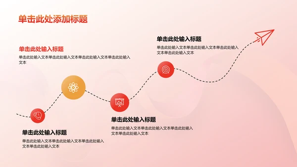 红色渐变主题团课教育培训PPT模板