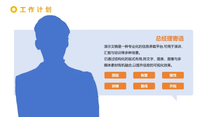 简约通用工作总结汇报计划PPT模板